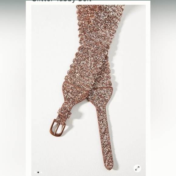 Anthropologie glitter tabby belt size medium new without tags main image 11